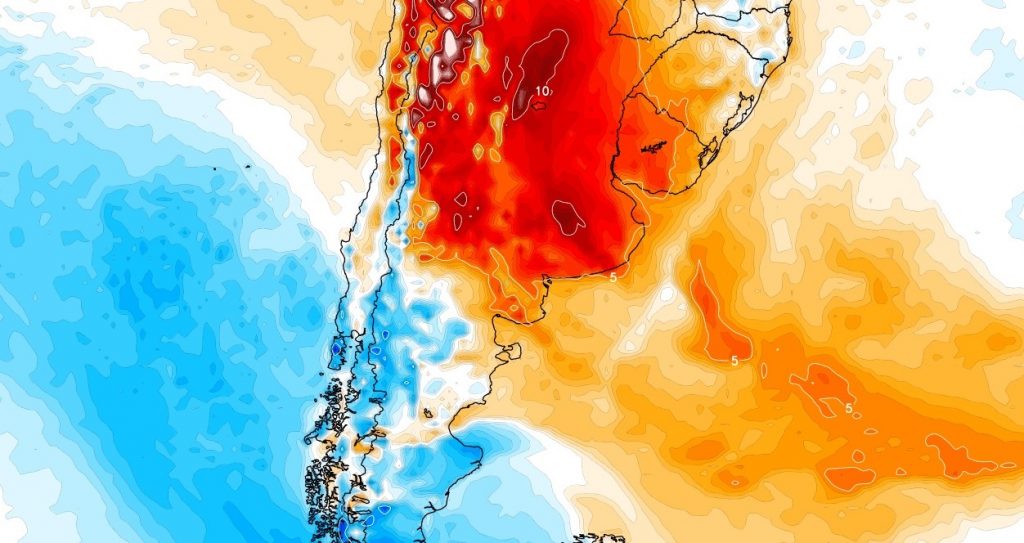 Zonda traz calor de quase 40ºC na Argentina em pleno fim de abril