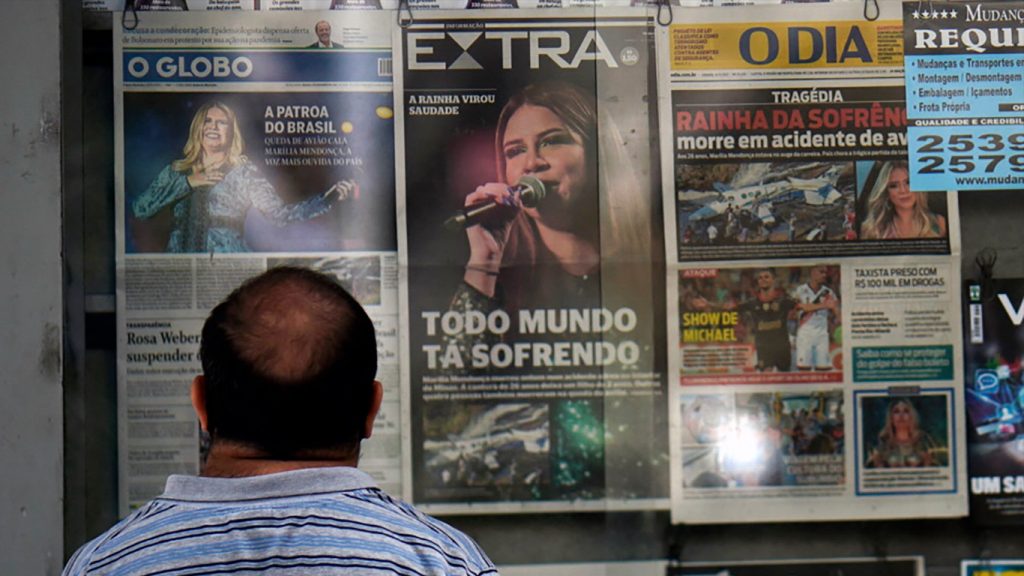 Investigação do acidente aéreo que matou Marília Mendonça afasta causa meteorológica