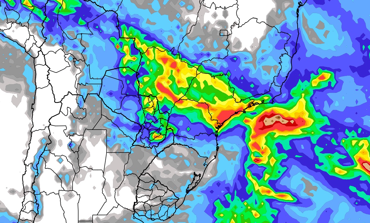 <span class="entry-title-primary">Baixa pressão trará chuva no Centro-Oeste, Sul e Sudeste do Brasil</span> <h2 class="entry-subtitle">Veja o que esperar de um centro de baixa pressão que vai avançar do Mato Grosso do Sul para São Paulo amanhã e quarta</h2>