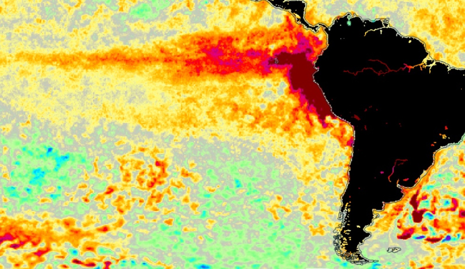 <span class="entry-title-primary">El Niño começa a se formar no Oceano Pacífico</span> <h2 class="entry-subtitle">Anomalia de temperatura do mar atinge pela primeira vez valores de El Niño e atmosfera começa a responder ao oceano </h2>