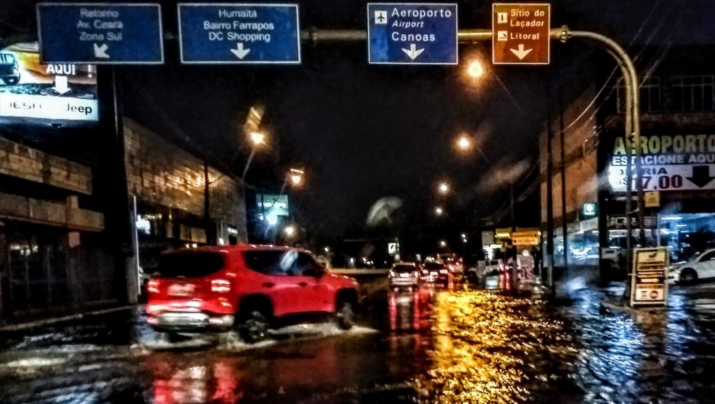 Aviso de chuva forte para Porto Alegre e região metropolitana