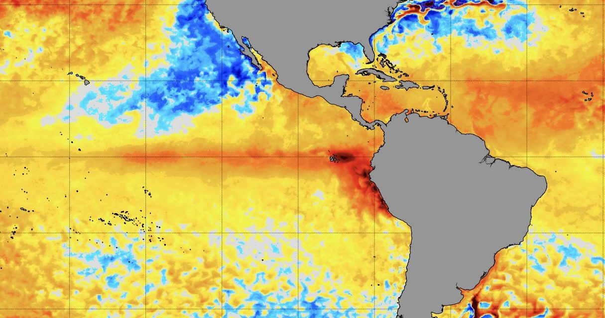 <span class="entry-title-primary">Começa o El Niño de 2023</span> <h2 class="entry-subtitle">NOAA, agência de clima dos Estados Unidos, anunciou hoje o retorno do fenômeno El Niño no Pacífico e que trará grandes impactos no Brasil e no mundo </h2>