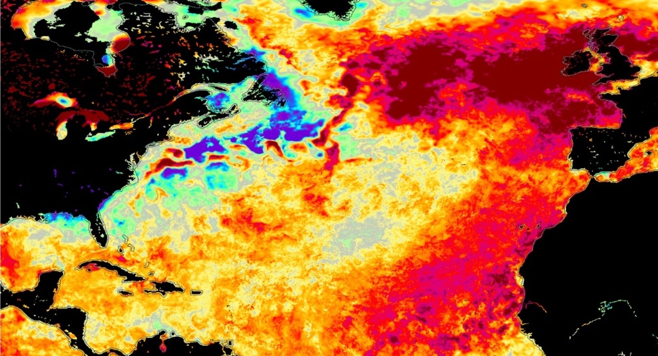 <span class="entry-title-primary">Atlântico superaquece e cientistas enxergam recordes “inacreditáveis”</span> <h2 class="entry-subtitle">Cientistas do clima estão estupefatos com recordes sem precedentes de anomalia de temperatura da superfície do mar no Atlântico Norte</h2>