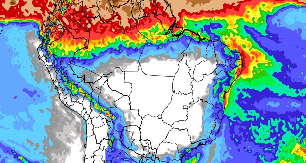 Previsão do tempo: tendência de chuva para dez dias (27/6/2023)