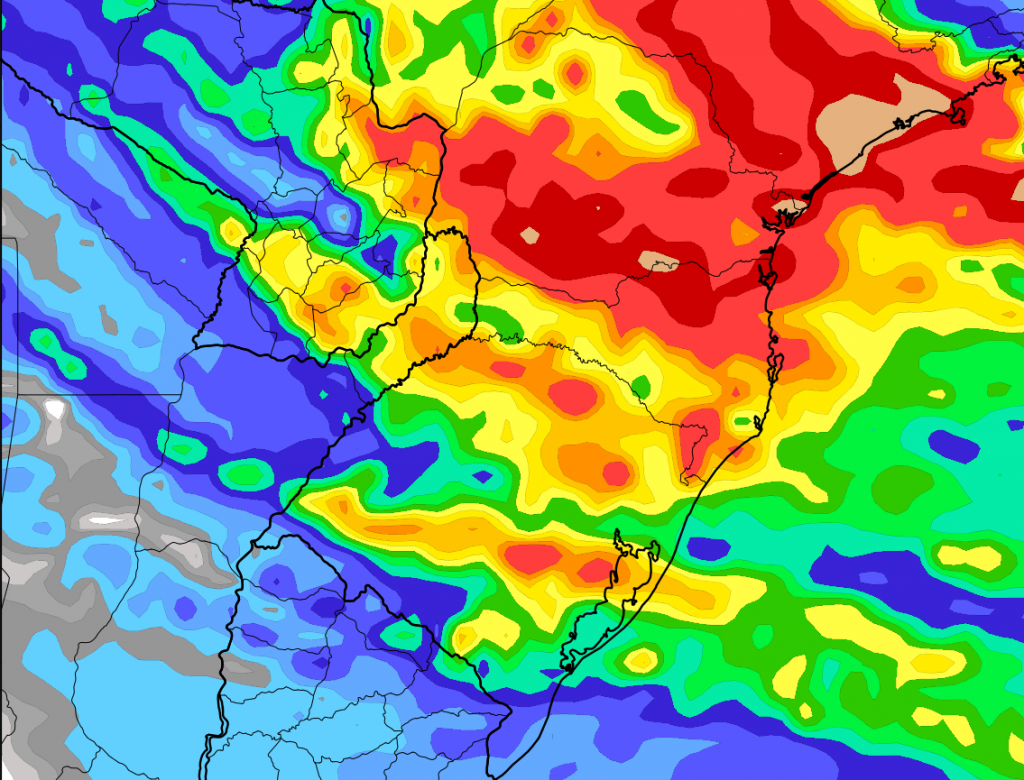 O que esperar da chuva na chegada da frente fria