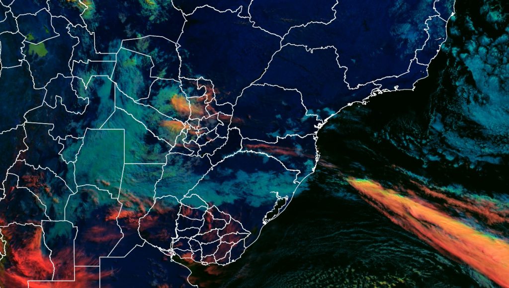 Frente fria traz queda de temperatura com pouco ou nada de chuva