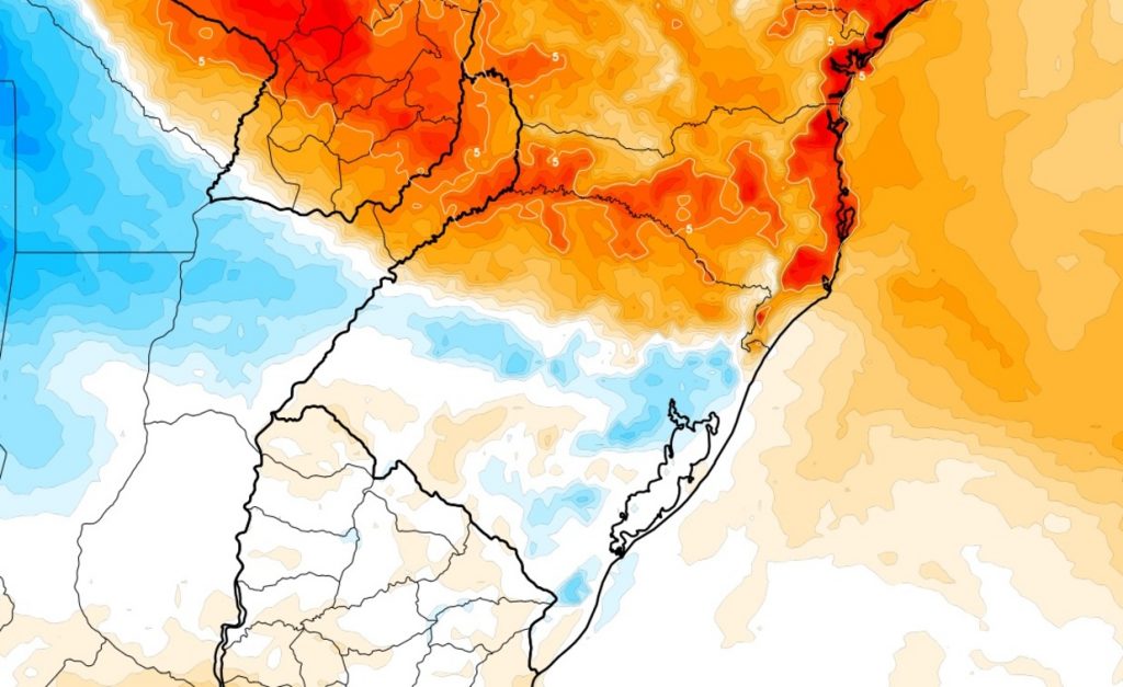 Frente fria muda o tempo, traz chuva e o frio de volta nesta quarta