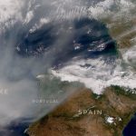 Fumaça dos incêndios no Canadá cruza o Atlântico e atinge Portugal