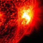 Maior número de manchas no sol em quase uma década