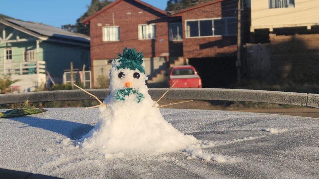 Santa Catarina enfrenta frio de quase 8ºC abaixo de zero