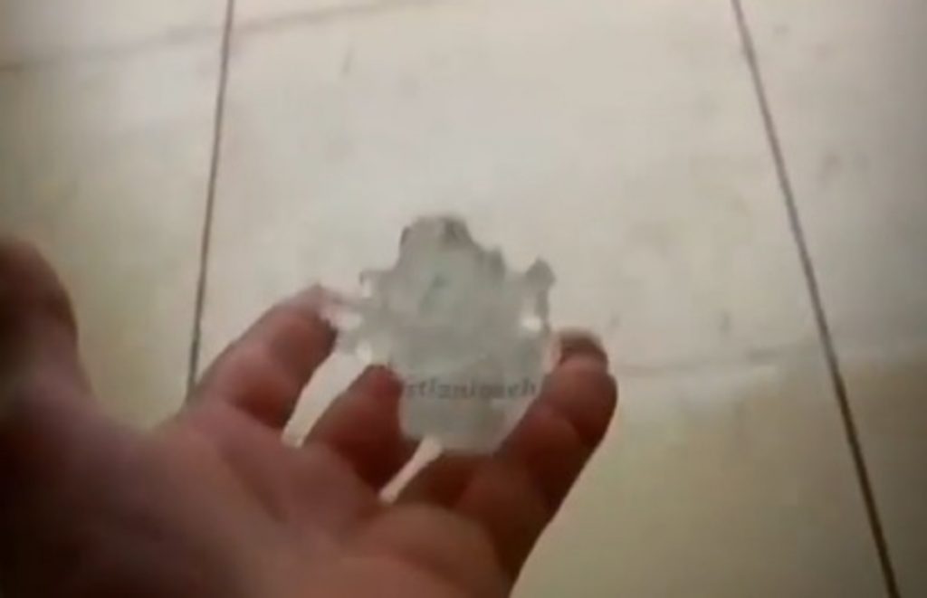 Intensa instabilidade no Sul do Brasil começa com granizo grande