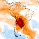 Argentina, Uruguai e RS têm temperatura mais acima do normal no mundo hoje