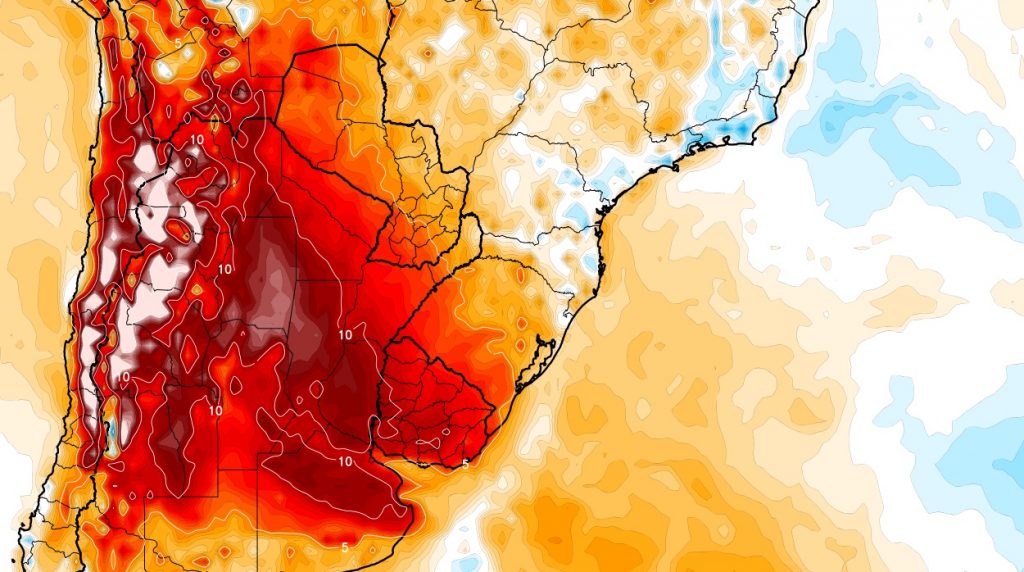 Veja como ar muito quente no interior do continente afetará o Brasil