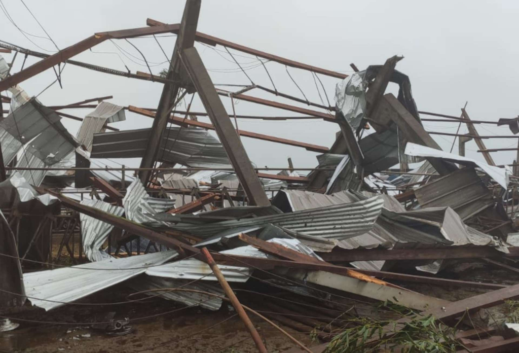 Ciclone: vento destrutivo de 151 km/h no RS e 157 km/h em SC