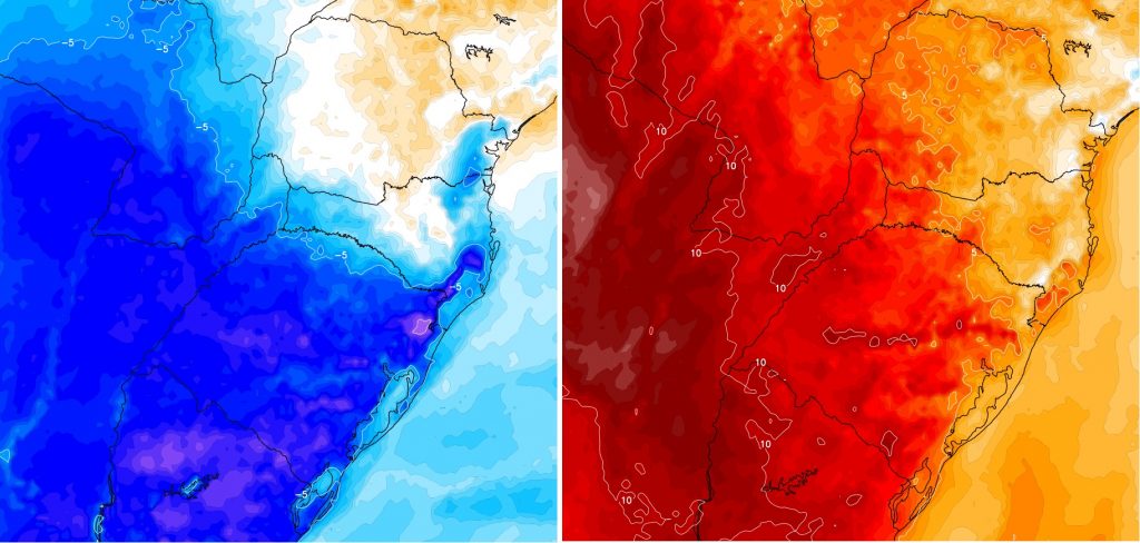 Clima extremo: semana começa muito fria e terminará com calor