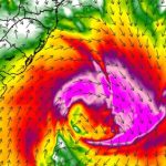 Novo ciclone se forma no Prata no meio da semana com chuva e vento