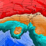Vento muito intenso na altitude dos aviões intensificará o ciclone