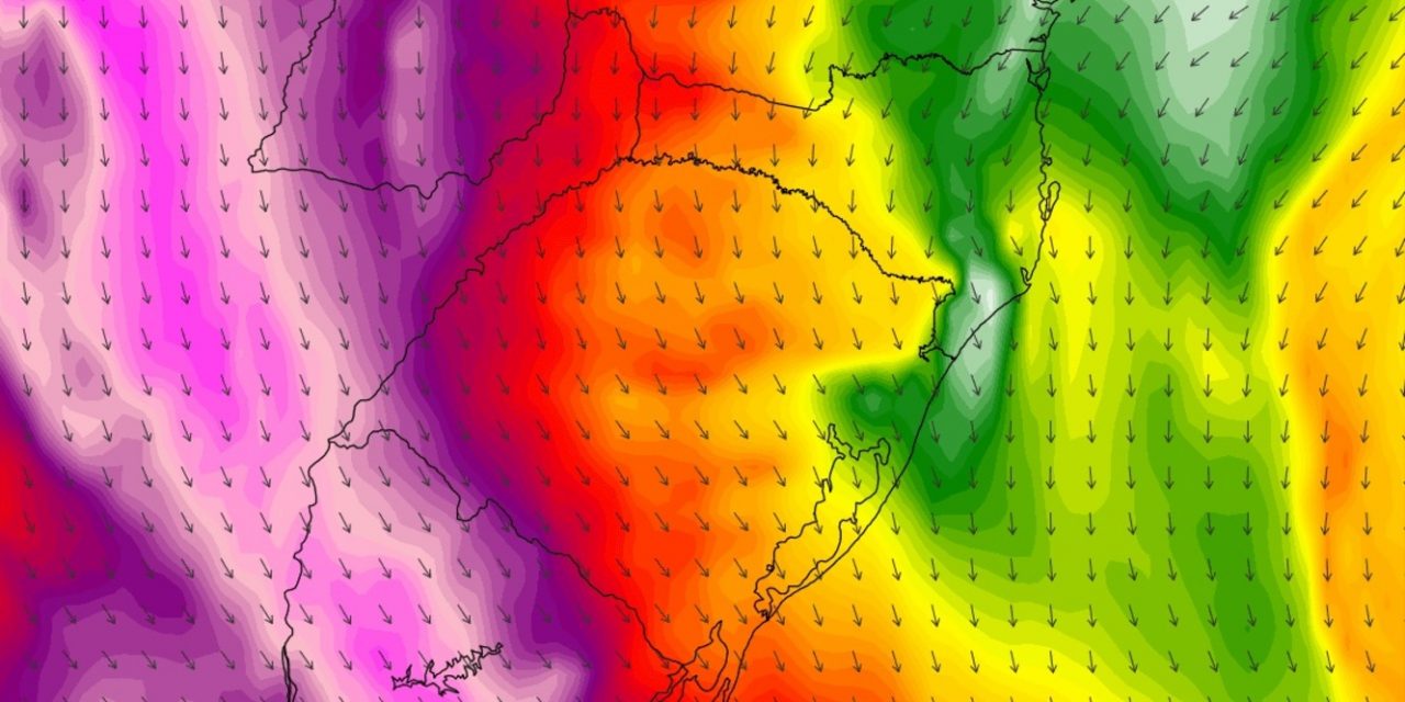 <span class="entry-title-primary">Intensa corrente de jato vai trazer fortes rajadas de vento Norte</span> <h2 class="entry-subtitle">Corrente de jato (vento) em baixos níveis vai deixar o tempo muito ventoso na Argentina, Uruguai e parte do Sul do Brasil </h2>