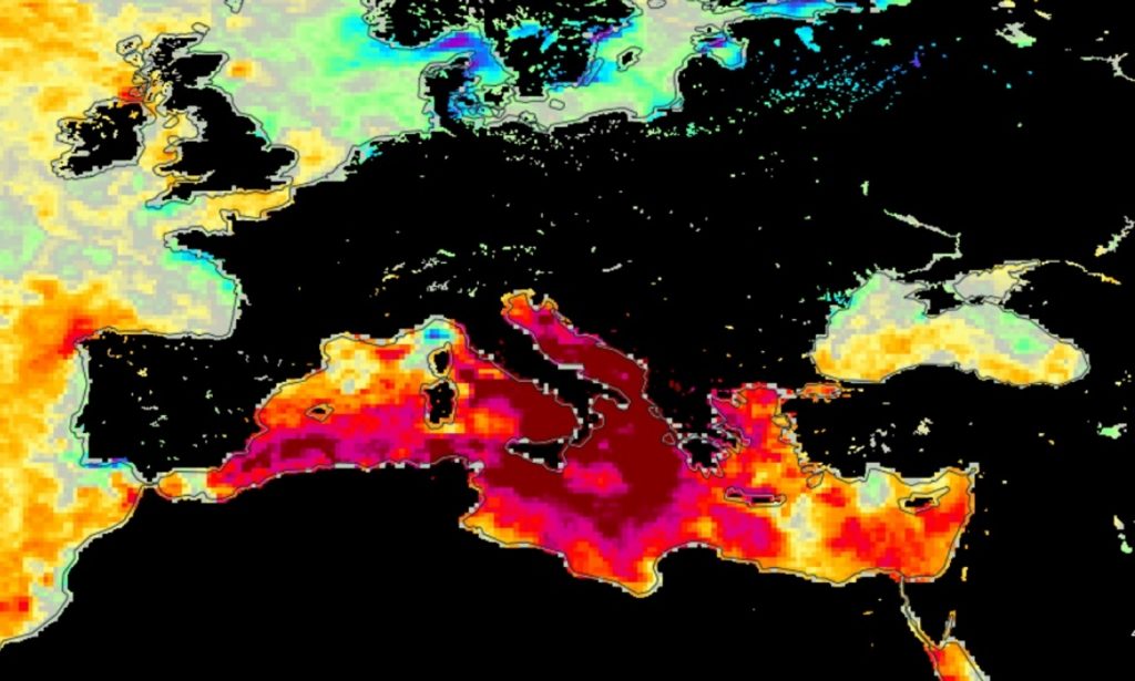 Superaquecimento: temperatura do Mar Mediterrâneo bate recorde