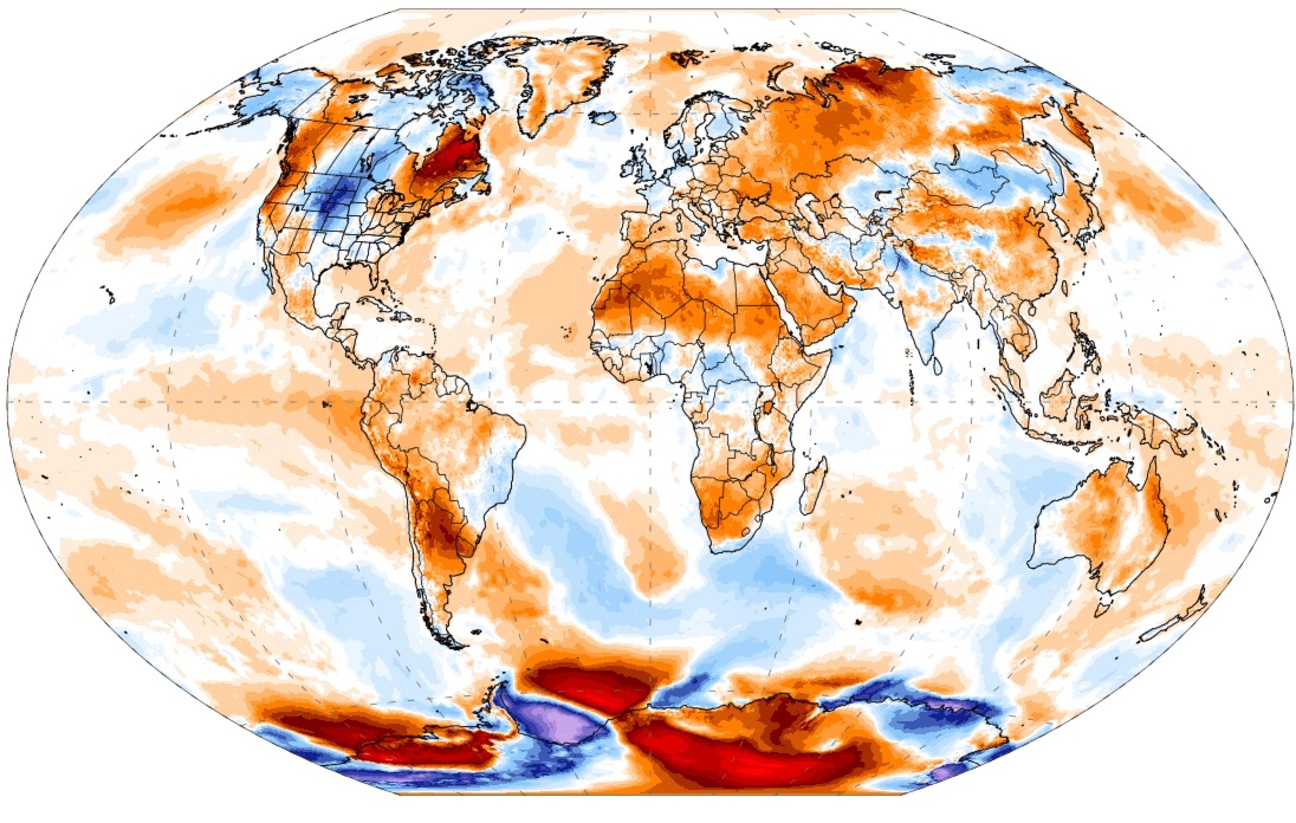 Terra bate recorde de calor e tem a semana mais quente registrada - Mundo -  BCharts Fórum