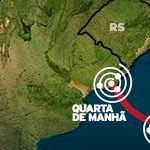 Veja a rota do ciclone extratropical que se forma nesta quarta-feira