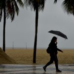 Chuva de 200 mm a 300 mm atinge litoral paulista e o Rio de Janeiro