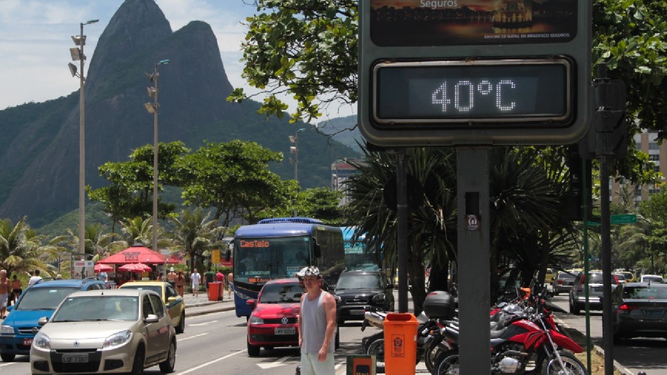 Rio de Janeiro e outras capitais podem ter recorde de calor nesta