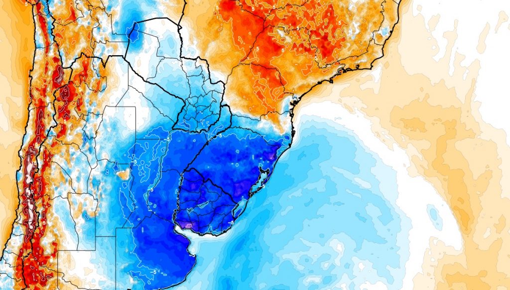 Massa de ar frio vai derrubar a temperatura e trazer geada no fim de semana