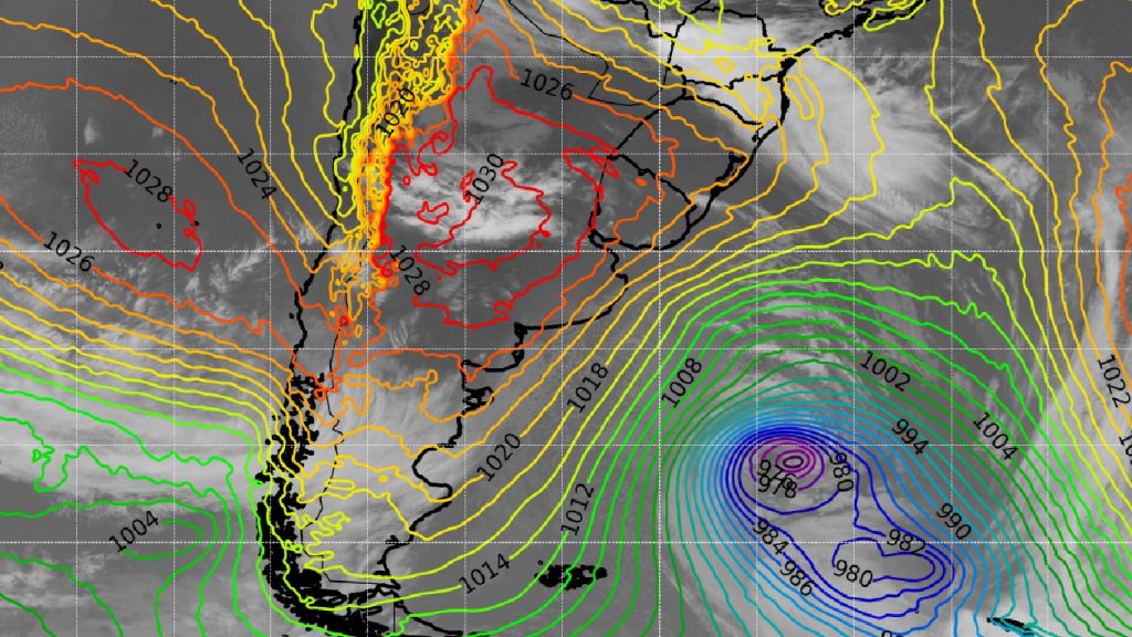 Alta polar provocará muito frio e geada no começo deste domingo