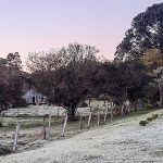 Frio abaixo de zero traz postais de inverno no Dia dos Pais