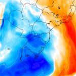 Massa de ar frio traz temperatura menor e formação de geada