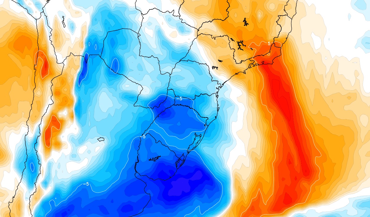 <span class="entry-title-primary">Massa de ar frio traz temperatura menor e formação de geada</span> <h2 class="entry-subtitle">Fim de semana será influenciado por uma massa de ar mais frio no Sul do Brasil e deve gear nas áreas de maior altitude </h2>