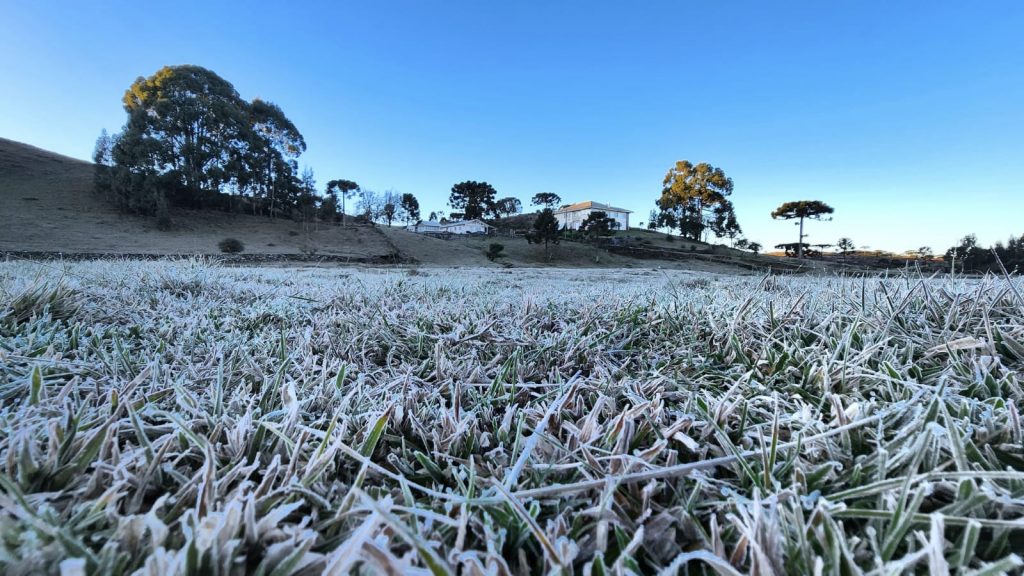 Frio congelante cobre os campos de gelo; veja as mínimas deste sábado