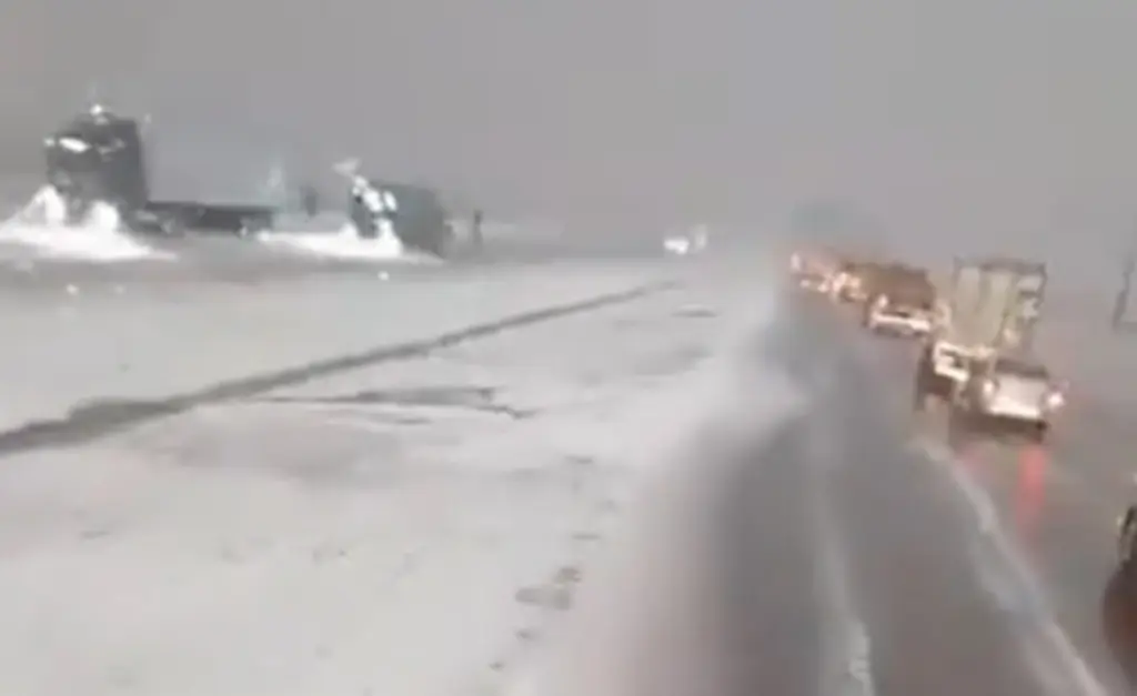 Granizo branqueia paisagem no interior de SP; entenda o que ocorreu