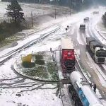 Onda de temporais começa com muito granizo e estragos