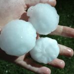 Granizo de grande tamanho cai na região da Grande Buenos Aires