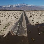 Lugar mais seco e quente dos EUA tem chuva de um ano em um dia