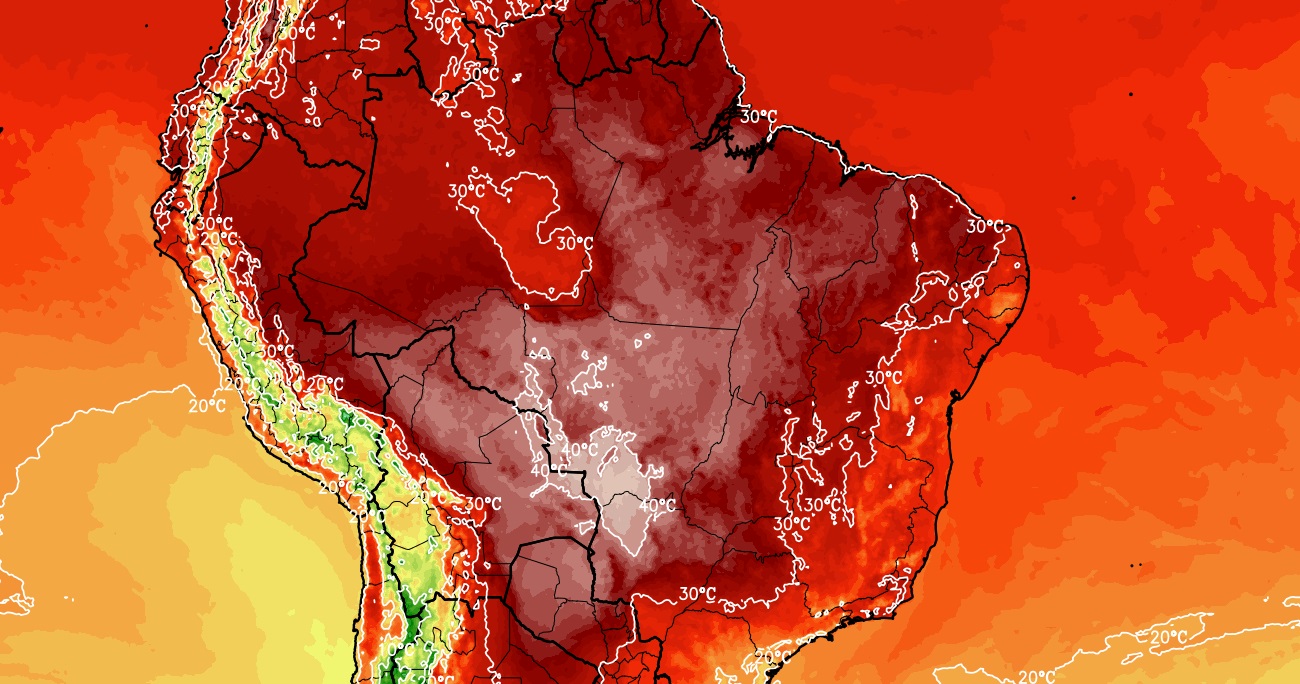 <span class="entry-title-primary">Centro-Oeste do Brasil terá calor extremo com máximas de até 42ºC</span> <h2 class="entry-subtitle">Bolha de ar quente com tempo muito seco e temperatura extremamente alta impactará mais o Mato Grosso e o Mato Grosso do Sul </h2>