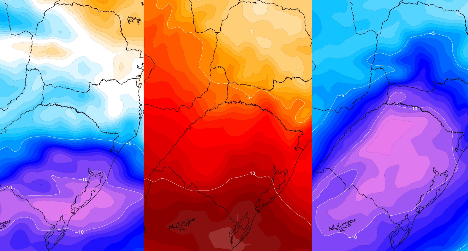 <span class="entry-title-primary">Semana terá incrível montanha-russa térmica de frio, calorão e ar polar</span> <h2 class="entry-subtitle">Semana vai começar e terminar sob influência de ar frio com dias de forte calor entre as duas massas de ar polar </h2>