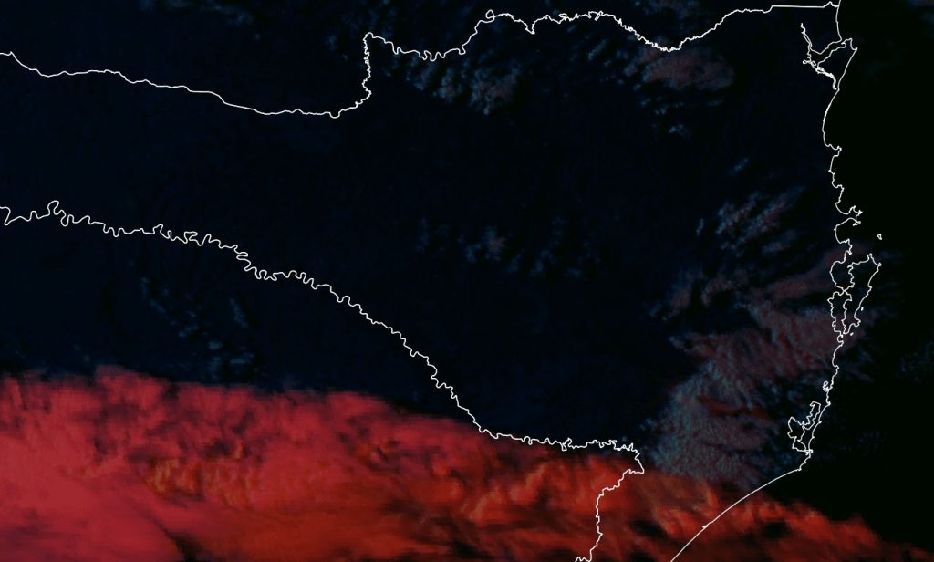Chance muito pequena de neve no Sul do Brasil nas próximas horas