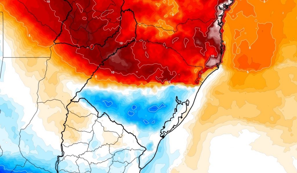 Racha térmico de frente fria gera mais tempestades no Rio Grande do Sul