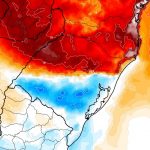 Racha térmico de frente fria gera mais tempestades no Rio Grande do Sul