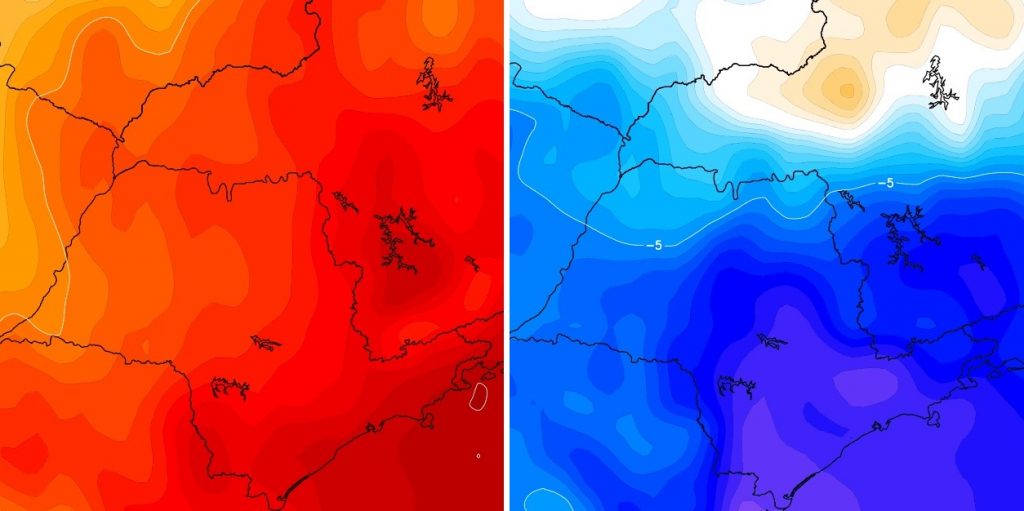 Choque térmico em São Paulo: de calor extremo para o rigor do inverno