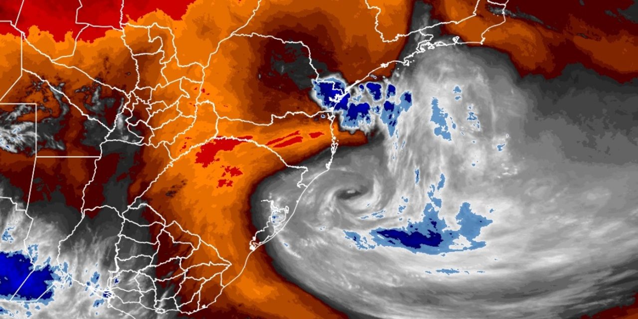 <span class="entry-title-primary">Imagens de satélite mostram vórtice ciclônico no Sul do Brasil</span> <h2 class="entry-subtitle">Centro de baixa pressão cruzou a Região Sul de Oeste para Leste na quarta com chuva e causou tempestade de granizo em São Paulo </h2>