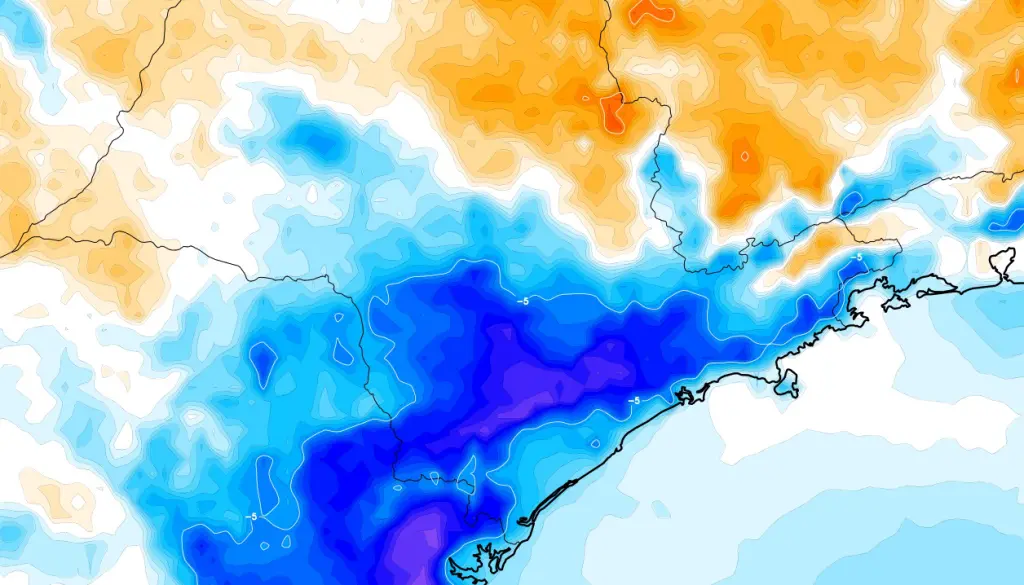 São Paulo terá forte queda da temperatura e vento neste fim de semana