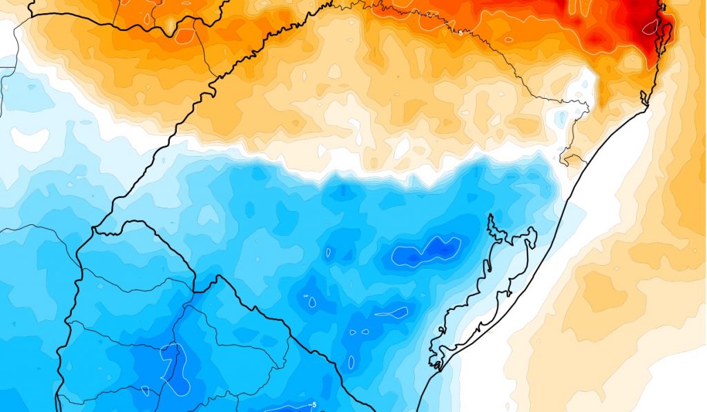 Rajadas de vento acompanham chegada de ar mais frio nesta segunda