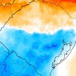 Rajadas de vento acompanham chegada de ar mais frio nesta segunda