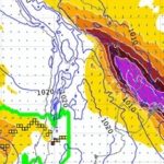 Rio atmosférico intenso favorecerá muita chuva nesta segunda