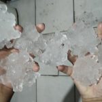 Situação incomum levou ao raro granizo gigante em Bagé (RS)