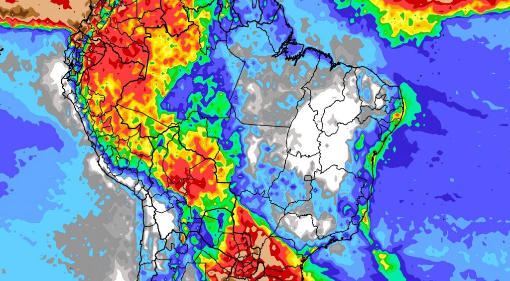 Previsão do tempo: tendência de chuva para dez dias (6/9/2023)